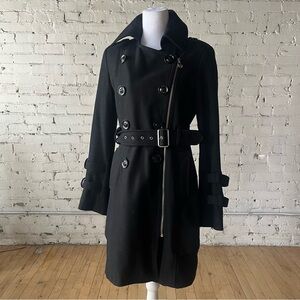 Guess Black Trench Coat for Women
